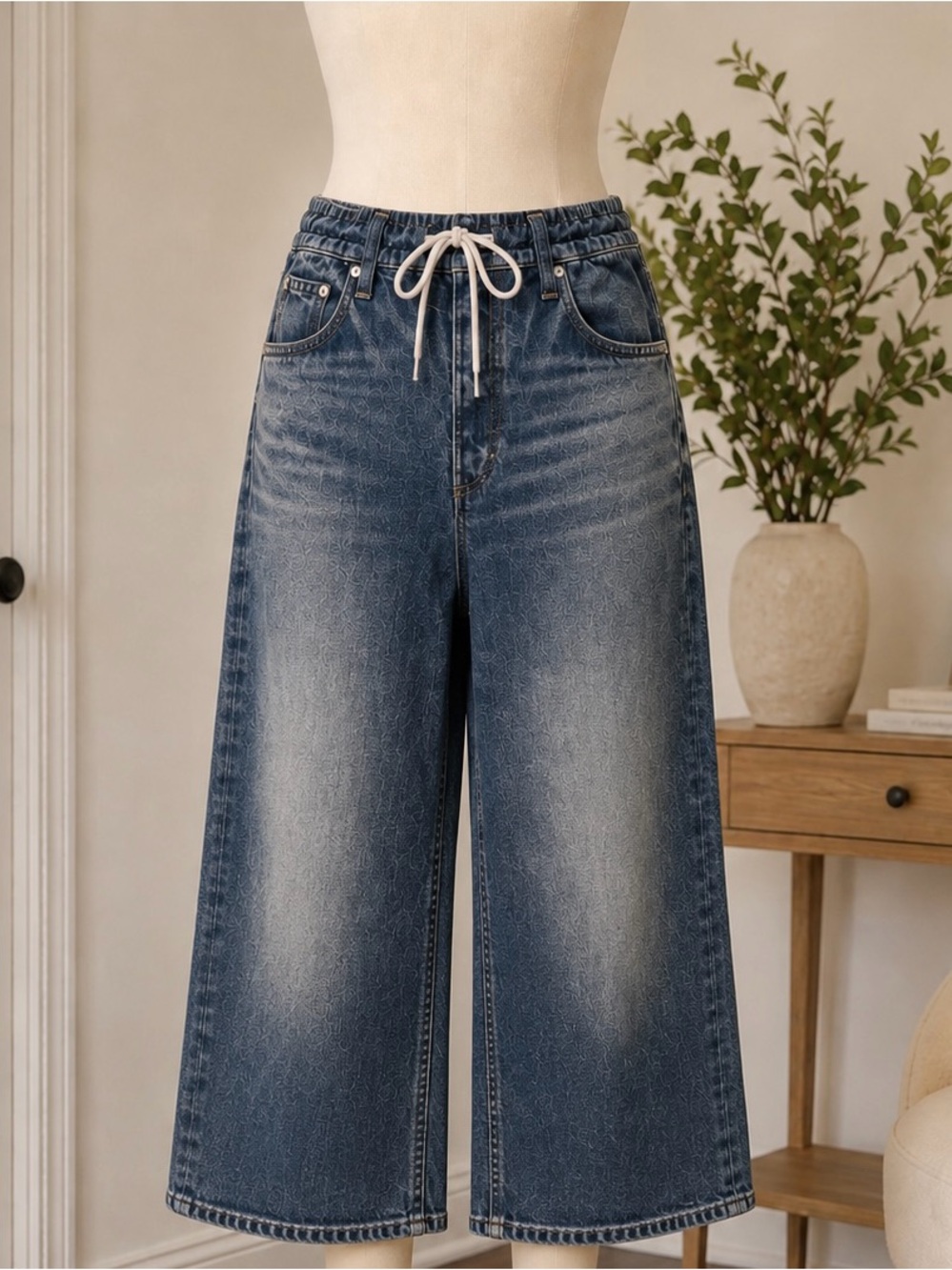 rag & bone Miramar Custom Tailored Petite Wide Leg Pants M/L - Picture 3 of 4